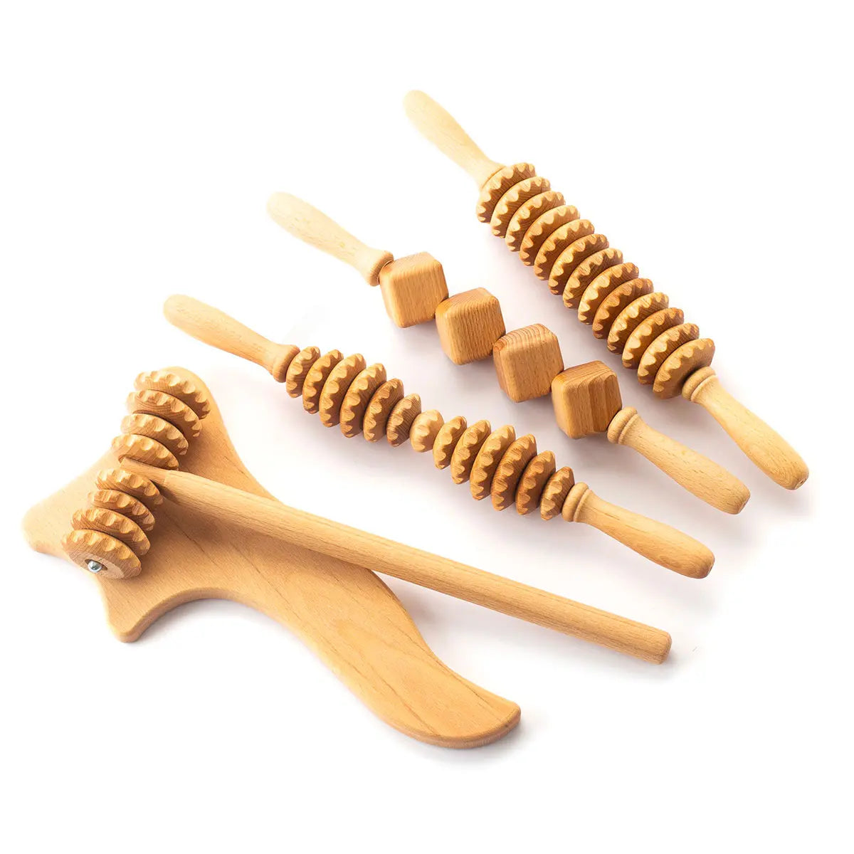 🌿 Kit de Maderothérapie 5 pièces – Massage Anti-Cellulite Professionnel