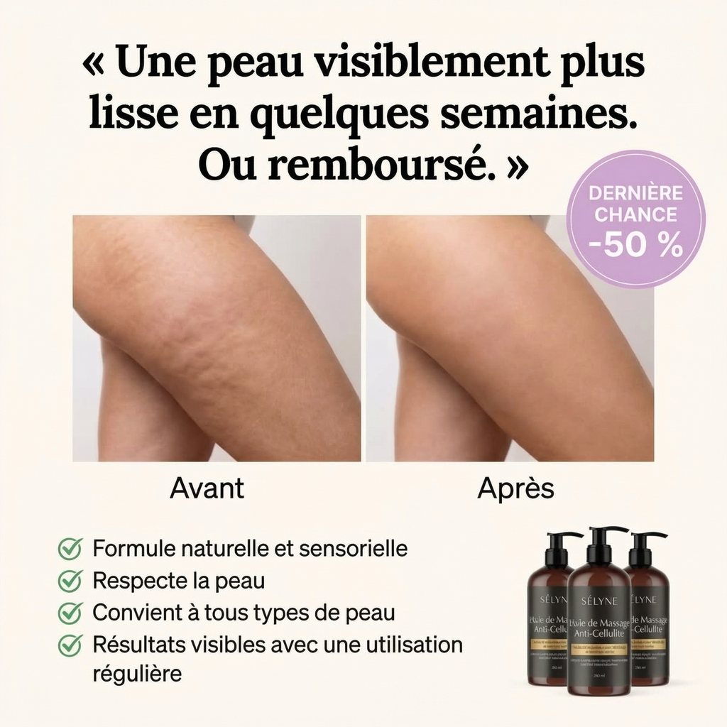 Huile anti-cellulite